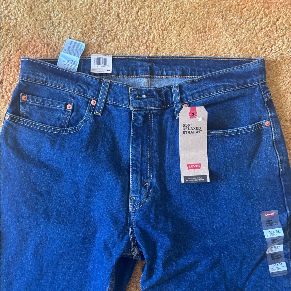 Levi's Relaxed Blue Jeans Classic Denim